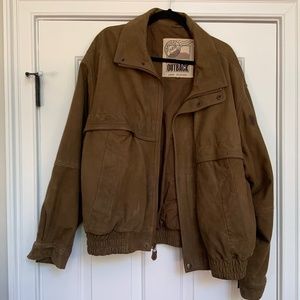 Men’s Leather jacket, XL, Brown